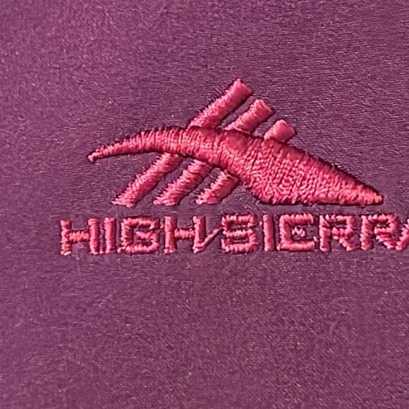 High Sierra purple zip front jacket with four pockets size Large NWOT - Picture 4 of 13